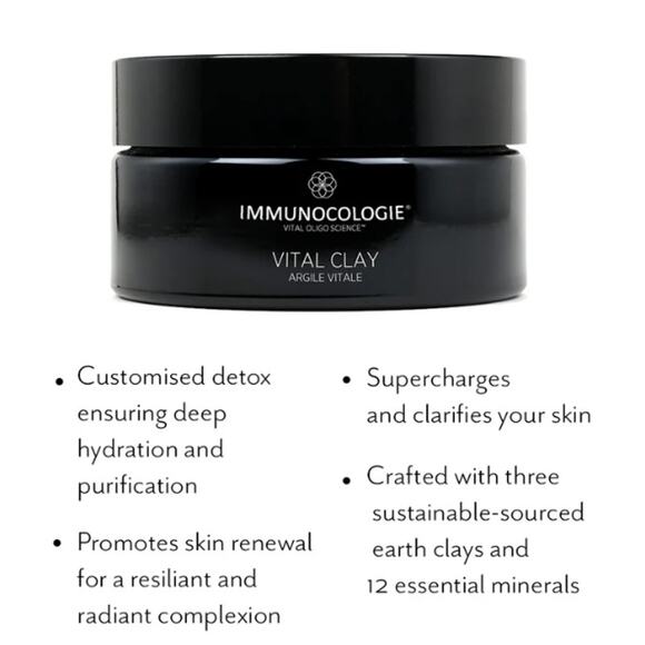 VITAL CLAY MASK A Creamy, Hydrating, Deep-Pore Cleansing Clay Mask - Picture 4 of 10